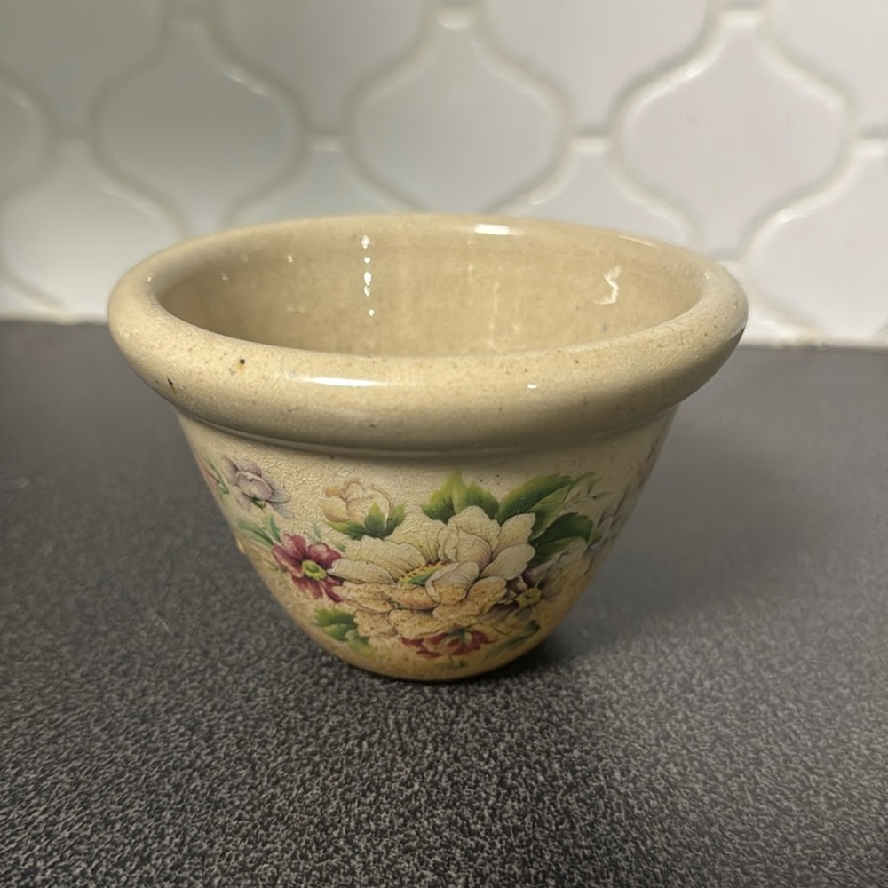 Vintage Monroe salt Works custard cup